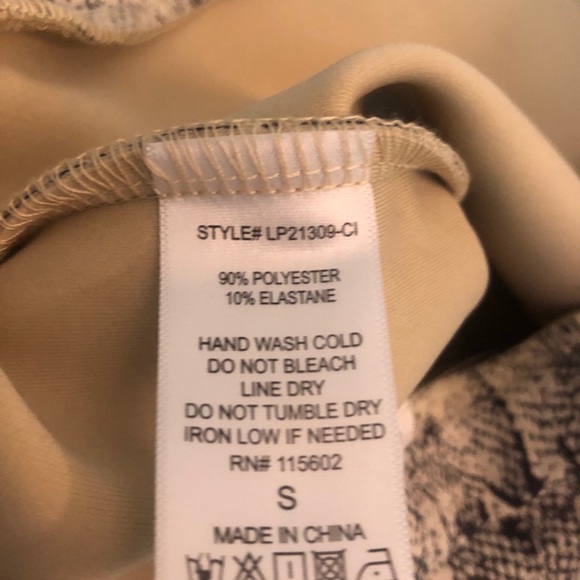 Python Print Bike shorts LUSH small - Picture 6 of 6